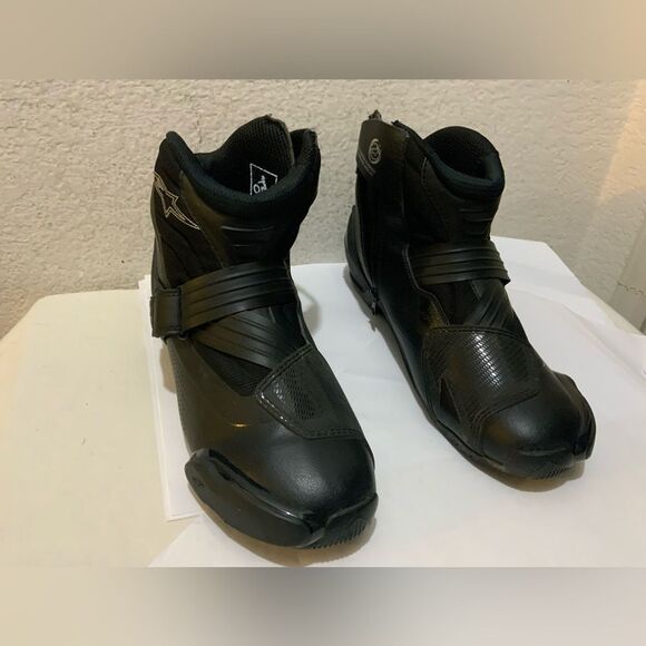 Alpinestars Men's SMX-1 R Vented Street Motorcycle Boot, Black,  sz. 11.5/ 46 - Picture 1 of 10